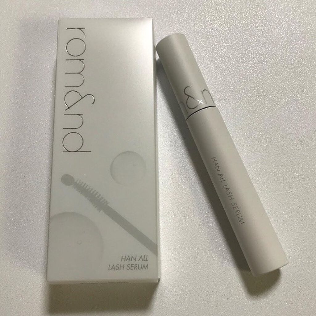 ハンオールラッシュセラム/rom&nd/まつげ美容液を使ったクチコミ(1枚目)