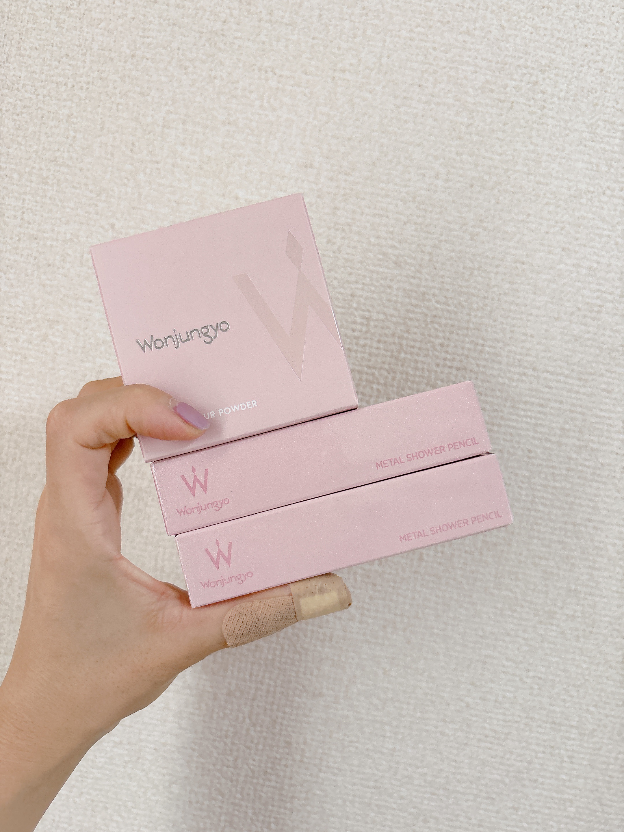 フィクシングブラーパウダー　N  01 プレーンピンク/Wonjungyo/ルースパウダーを使ったクチコミ（1枚目）