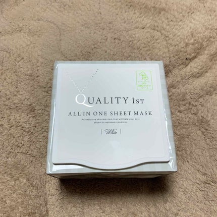 オールインワンシートマスク ホワイトEX/クオリティファースト/シートマスク・パックを使ったクチコミ(1枚目)