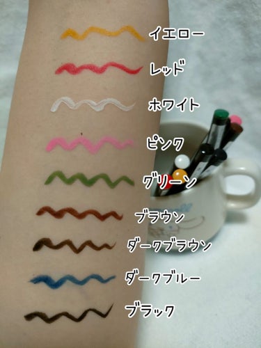 UR GLAM　LIQUID EYELINER/U R GLAM/リキッドアイライナーを使ったクチコミ（2枚目）