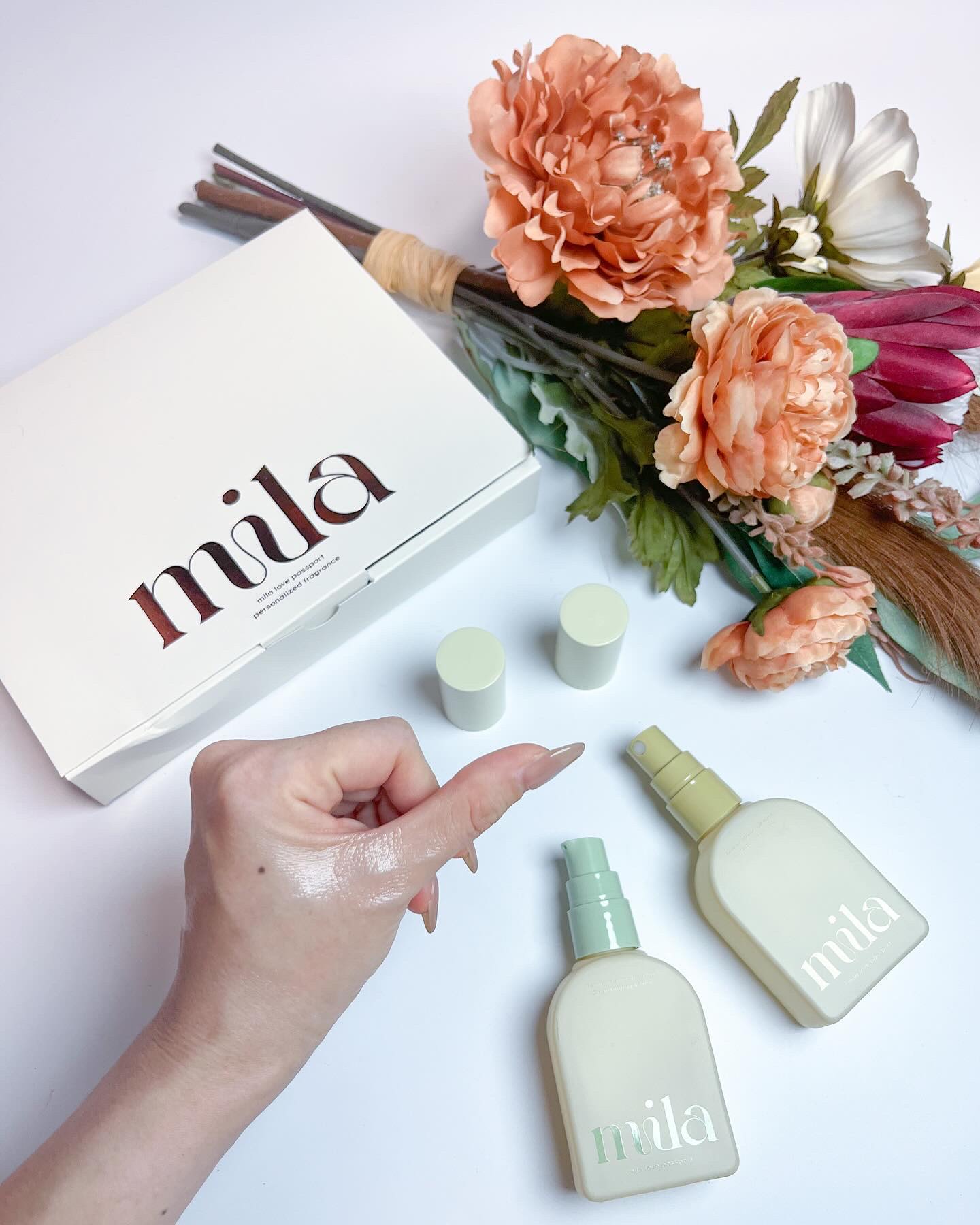 ラブ パスポート ミラ パフューム オイル ミスト シャルドネティー/ラブパスポート/ヘアオイルを使ったクチコミ（3枚目）