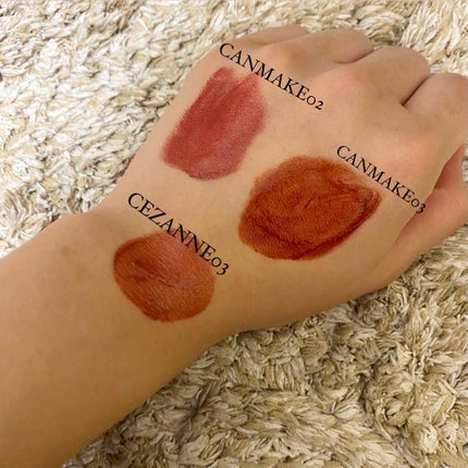 ジューシーリップティント/キャンメイク/口紅を使ったクチコミ(3枚目)