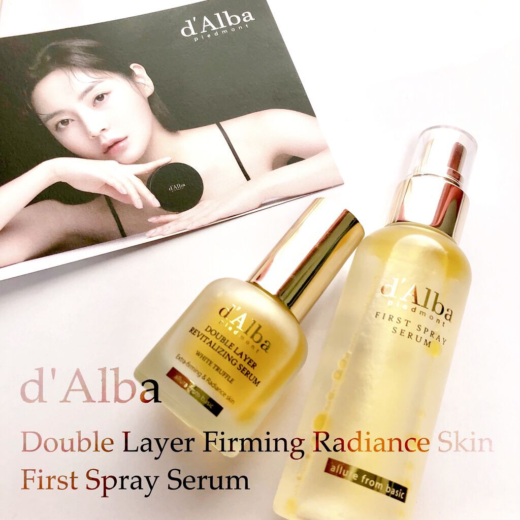 ダルバ ホワイトトリュフファーストスプレーセラム/ダルバ/ミスト状化粧水を使ったクチコミ（1枚目）