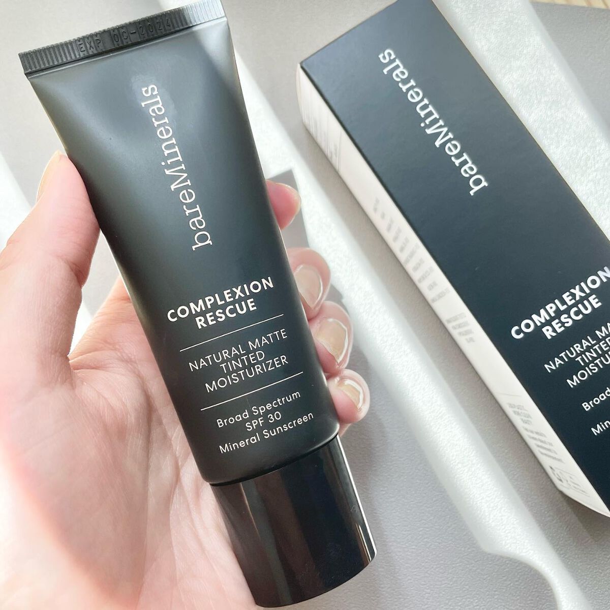 CR ナチュラル マット モイスチャライザー/bareMinerals/クリーム・エマルジョンファンデーションを使ったクチコミ(2枚目)