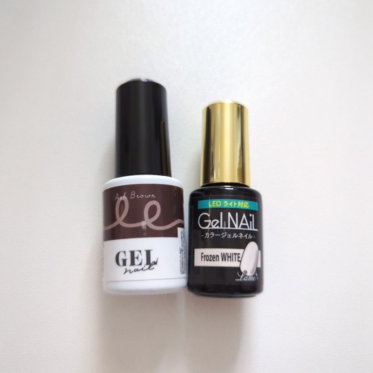 BRG ジェルネイル 19 アッシュブラウン/DAISO/ジェルネイルを使ったクチコミ（2枚目）