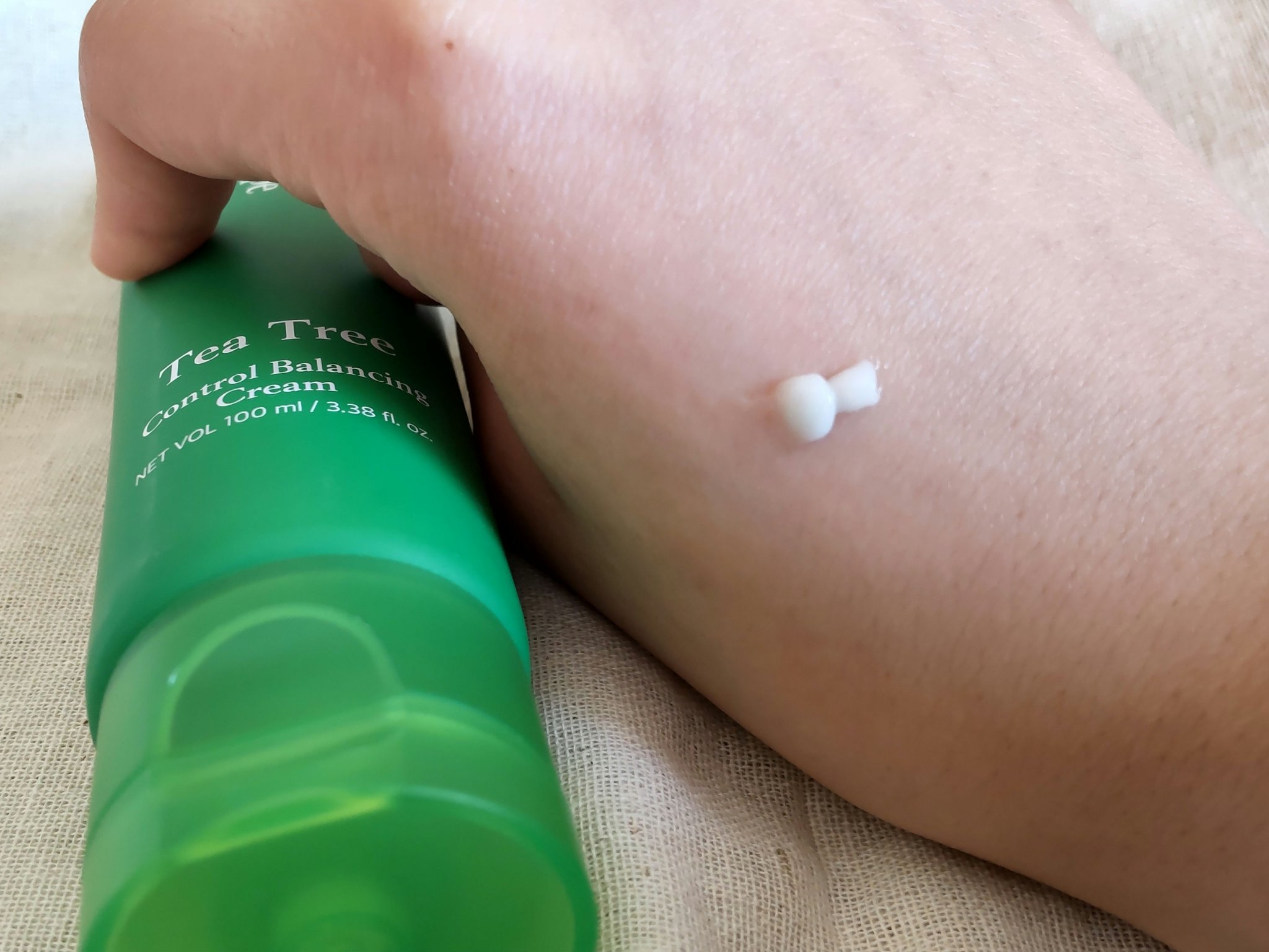 ティーツリーコントロールバランシングクリーム/PAPA RECIPE/フェイスクリームを使ったクチコミ（2枚目）