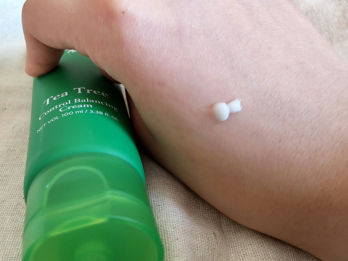 ティーツリーコントロールバランシングクリーム/PAPA RECIPE/フェイスクリームを使ったクチコミ(2枚目)
