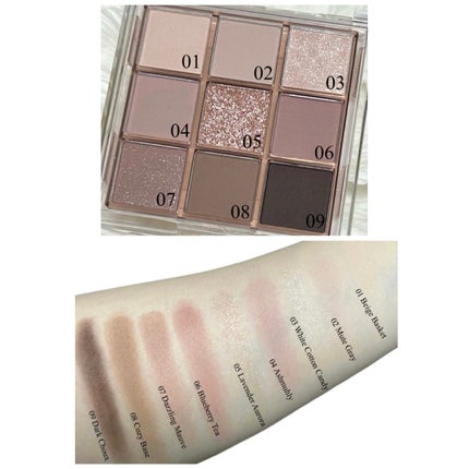 KEYBO FALL IN LOVE SHADOW PALETTE/keybo/アイシャドウパレットを使ったクチコミ(3枚目)