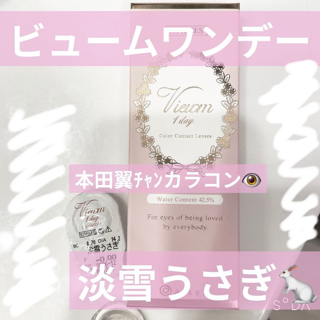 ビュームワンデー/ビューム/ワンデー(1DAY)カラコンを使ったクチコミ(1枚目)
