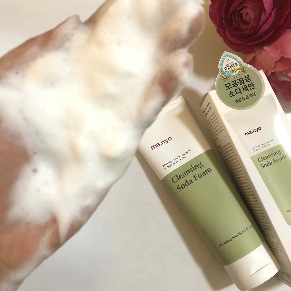 ソーダ洗顔料/manyo/洗顔フォームを使ったクチコミ（3枚目）