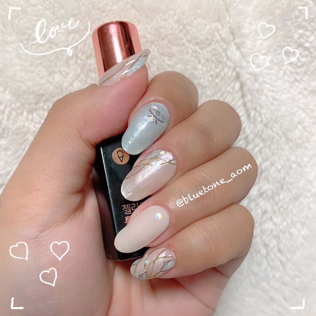 ネイルフィット ジェルネイルシール/GELATO FACTORY/ネイルシールを使ったクチコミ(5枚目)