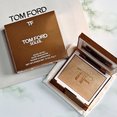 ソレイユ ドゥ フ ハイライター 02 オアシス/TOM FORD BEAUTY/パウダーハイライトを使ったクチコミ（1枚目）