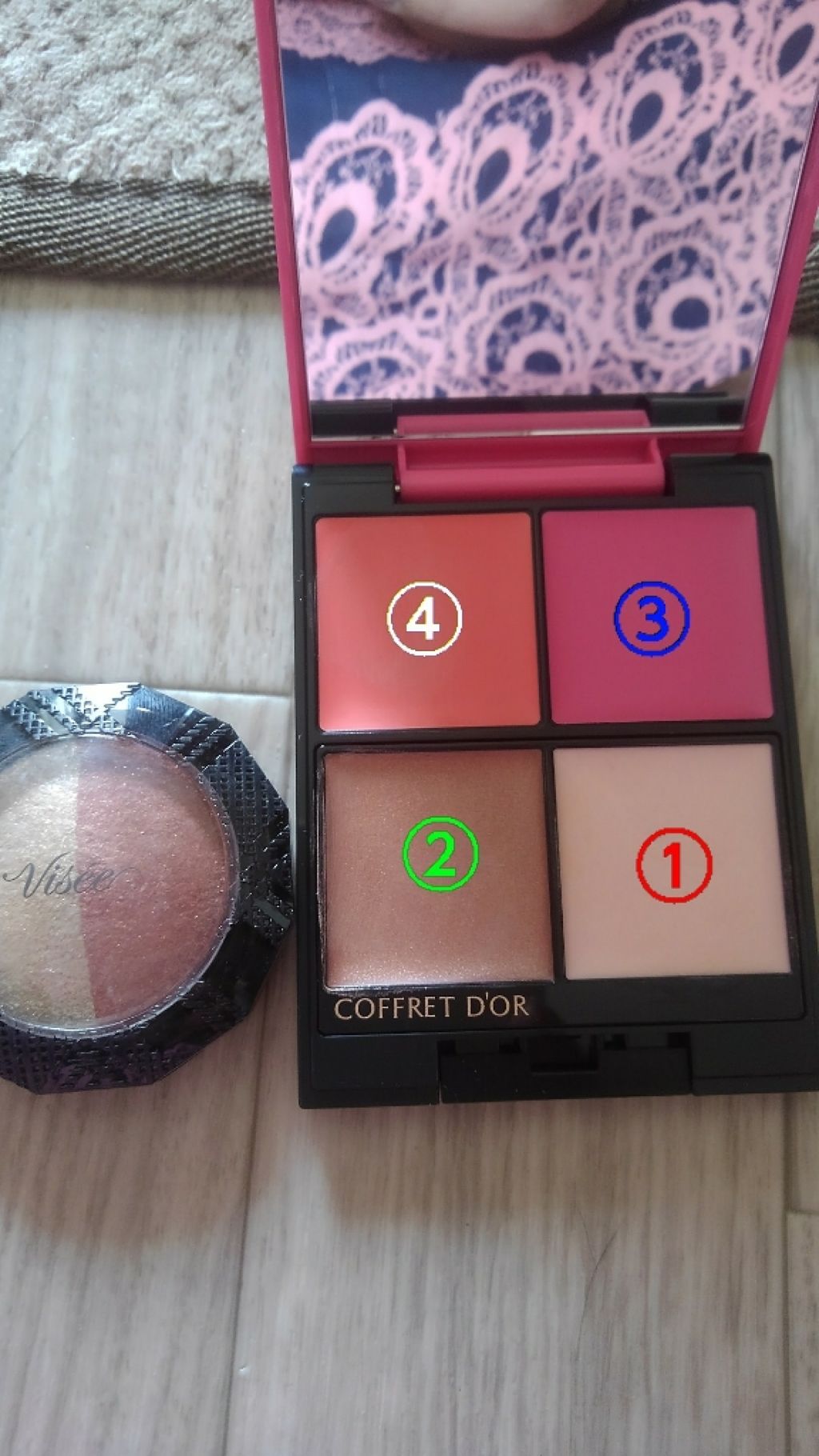 ダブルヴェール アイズ/Visée/アイシャドウパレットを使ったクチコミ（1枚目）