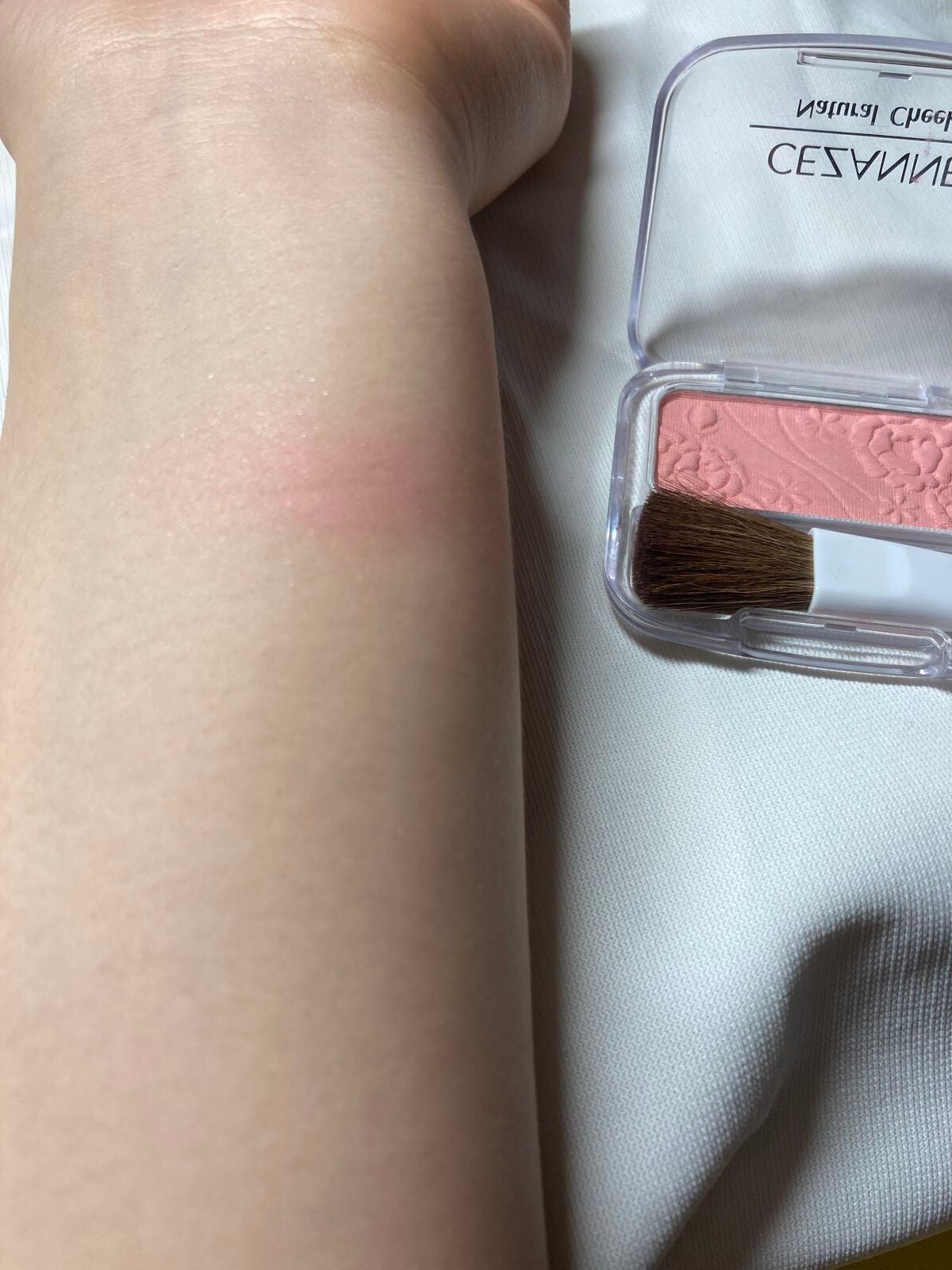 ナチュラル チークN/CEZANNE/パウダーチークを使ったクチコミ(3枚目)