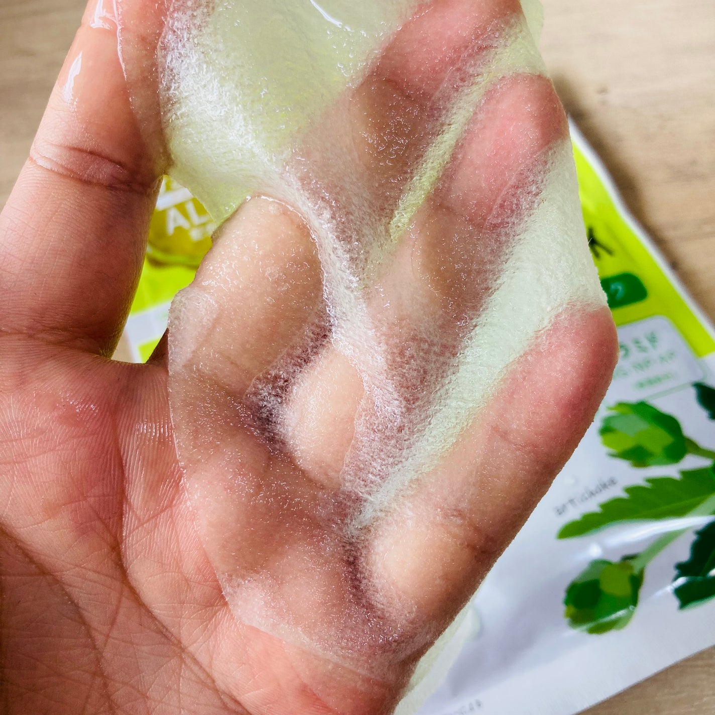 ALA グリーンフェイスマスク/ALA/シートマスク・パックを使ったクチコミ(2枚目)