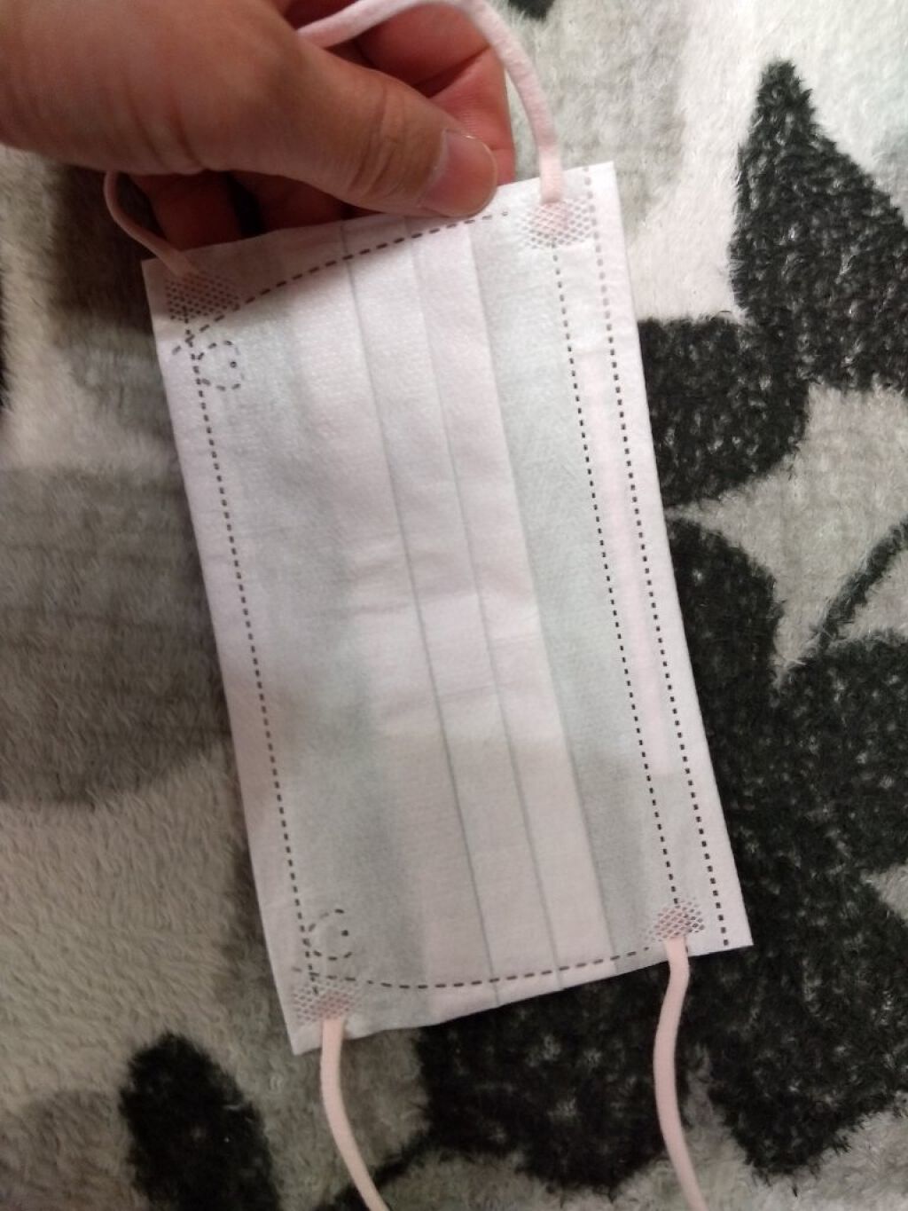 小顔に見えるマスク/DAISO/マスクを使ったクチコミ(2枚目)