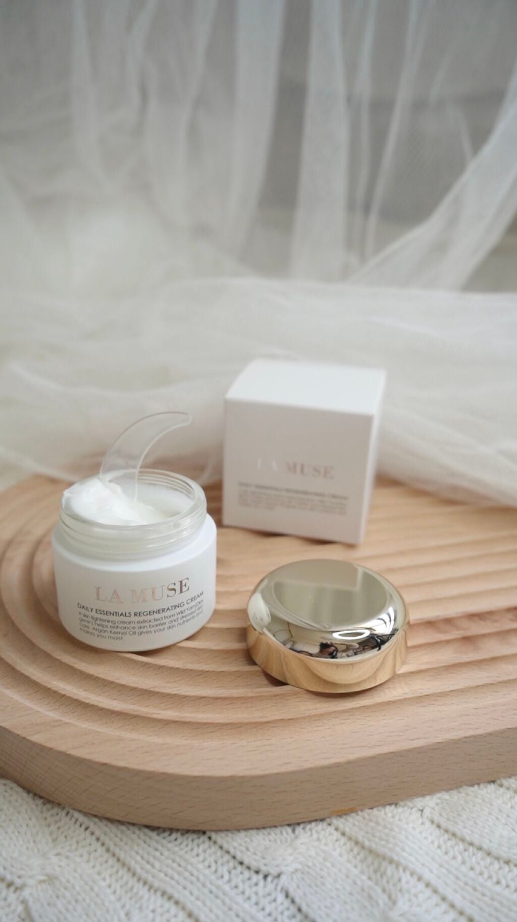 デイリー エッセンシャルズ リジェネレイティング クリーム/ラミューズ/フェイスクリームを使ったクチコミ(4枚目)