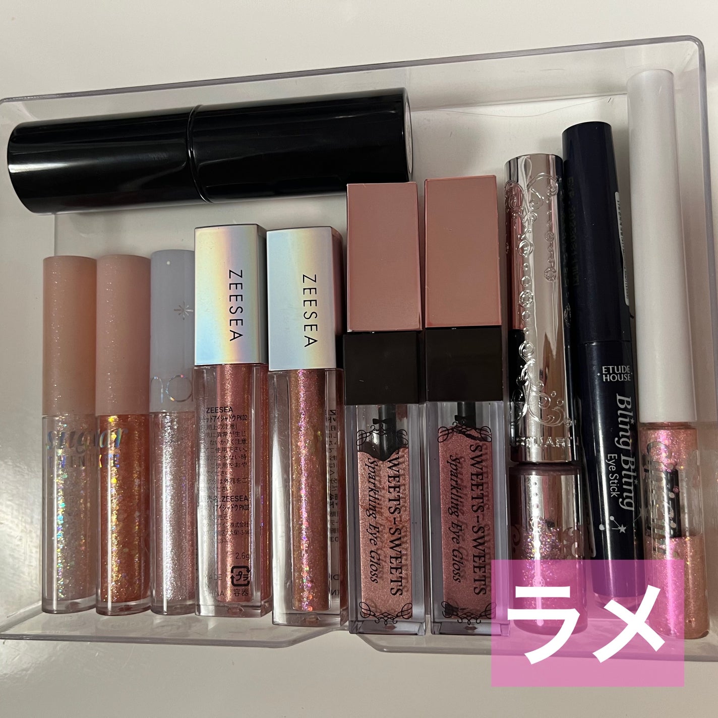 3段式クリアーケース/DAISO/その他化粧小物を使ったクチコミ(4枚目)