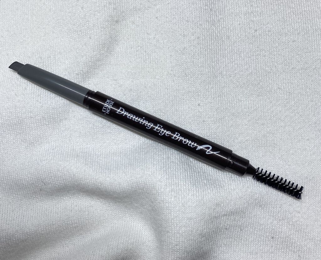 ドローイング アイブロウ ペンシル ダークグレー/ETUDE/アイブロウペンシルを使ったクチコミ（2枚目）