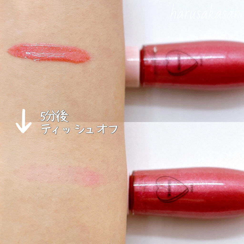 キラティントグロス/WHOMEE/リップティントを使ったクチコミ（3枚目）