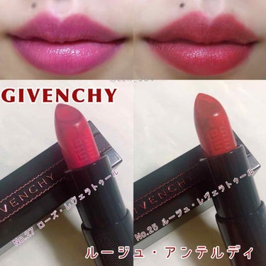 ルージュ・アンテルディ No.25 ルージュ・レヴェラトゥール/GIVENCHY/口紅を使ったクチコミ（1枚目）