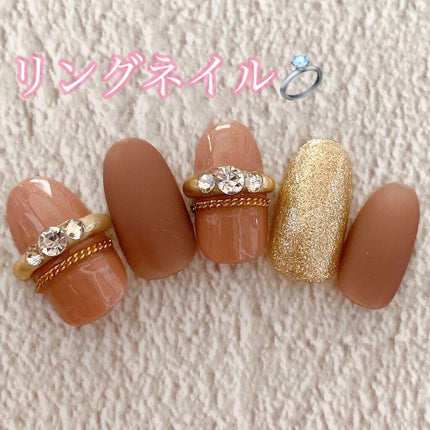 #アクセサリーネイル,#リングネイルのネイルデザイン