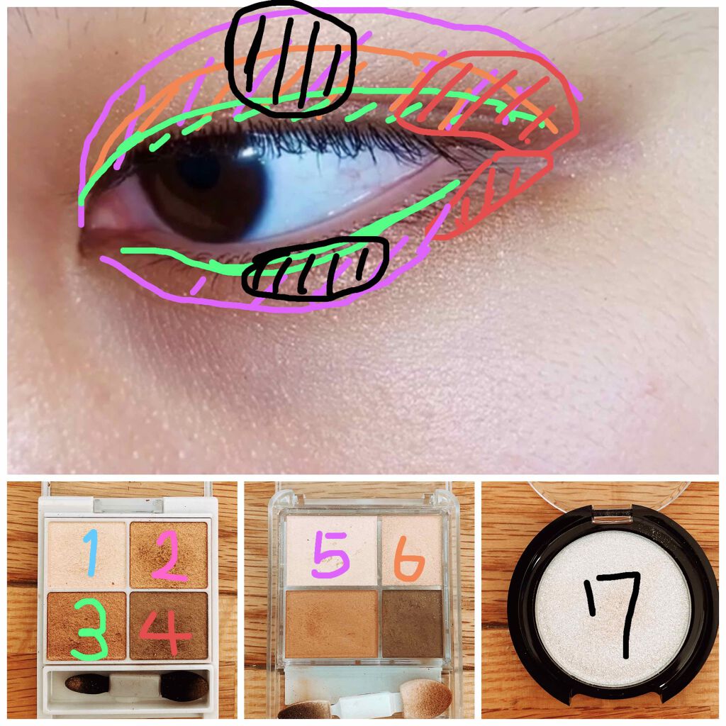 シルキースフレアイズ/キャンメイク/アイシャドウパレットを使ったクチコミ（2枚目）