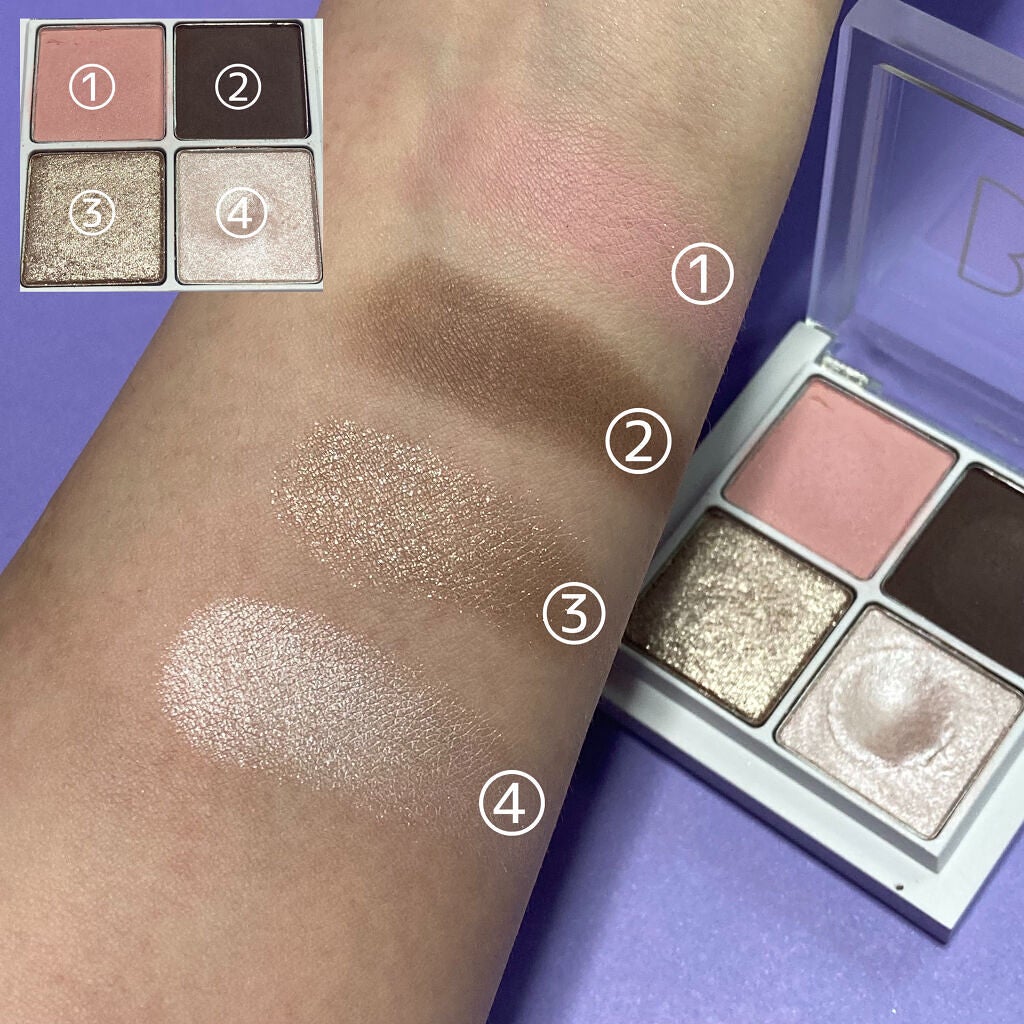 THE アイパレR/b idol/アイシャドウパレットを使ったクチコミ(2枚目)