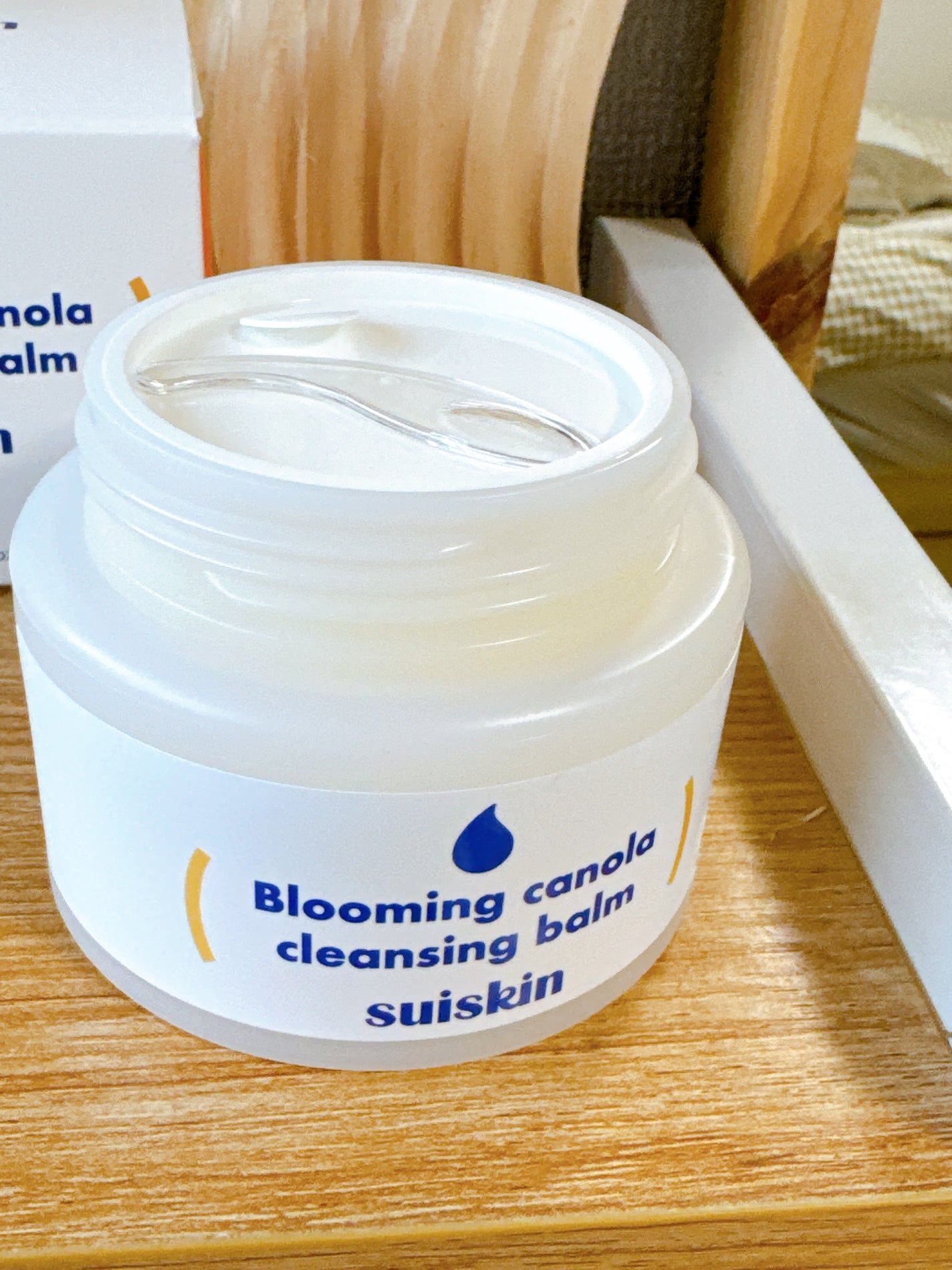 Blooming canola cleansing balm/suiskin/クレンジングバームを使ったクチコミ(2枚目)