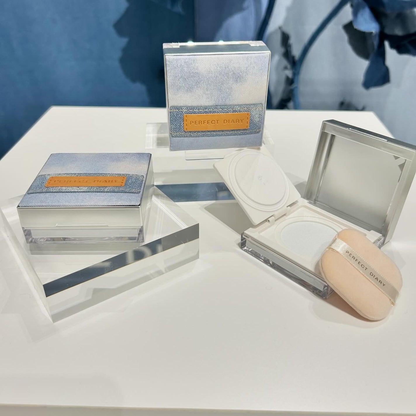 PERFECT DIARY (パーフェクトダイアリー)トランスルーシェントブルーリング ルースパウダー ブルーシャイニング限定/PERFECT DIARY/ルースパウダーを使ったクチコミ(4枚目)