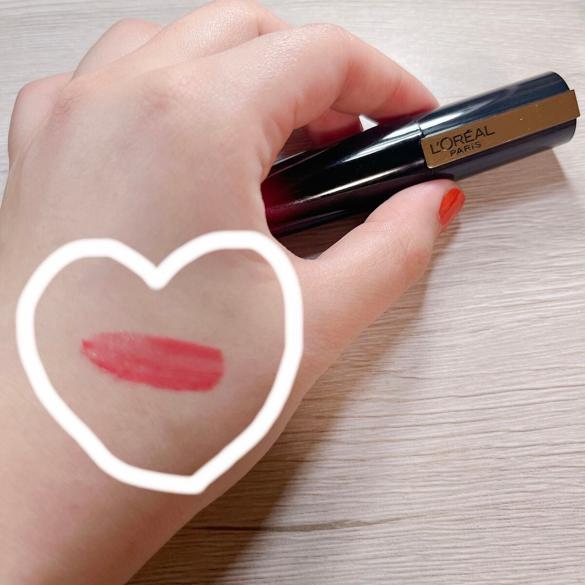 ブリリアントシグネチャー/ロレアル パリ/口紅を使ったクチコミ(2枚目)