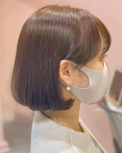 liosagirl on LIPS 「お客様ヘア🤍テリちゃん風BOB🤍@taeri__taeriパ..」(1枚目)