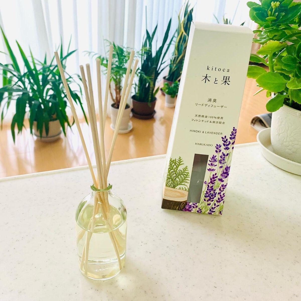 消臭リードディフューザー/Kitoca 木と果/ルームフレグランスを使ったクチコミ(1枚目)