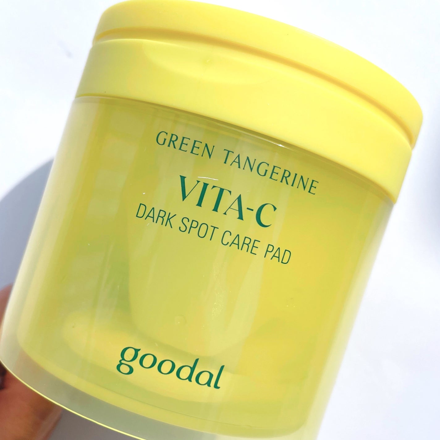 グリーンタンジェリン ビタCダークスポットケアパッド/goodal/トナーパッドを使ったクチコミ(1枚目)
