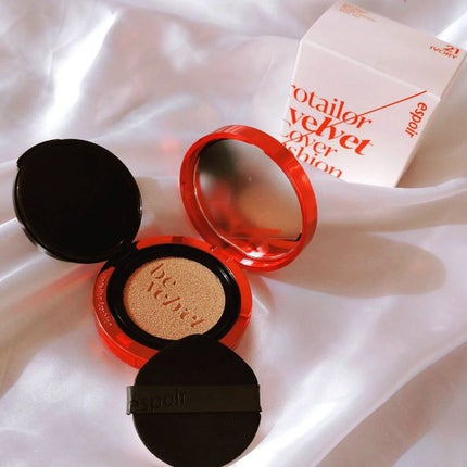 プロテーラービーベルベットカバークッション/espoir/クッションファンデーションを使ったクチコミ(2枚目)