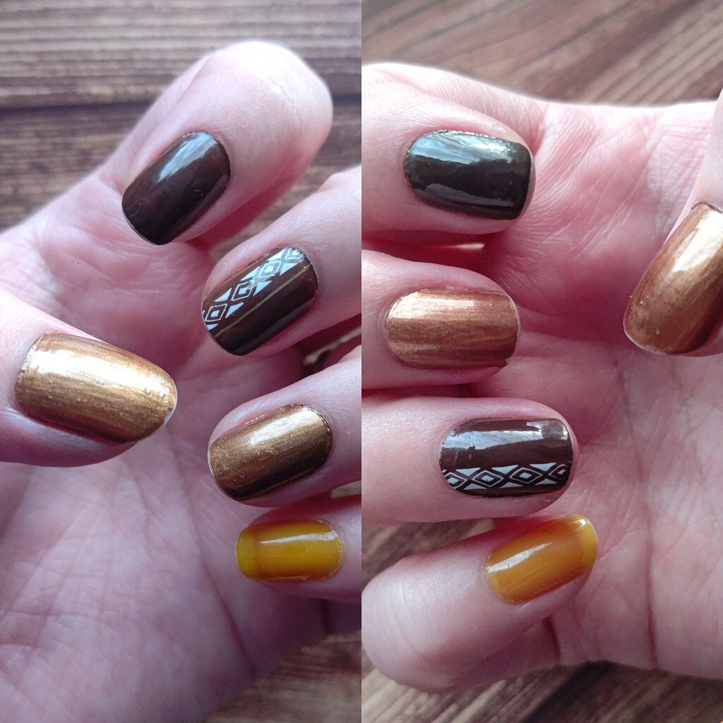 ナチュラルネイルカラーN 123 エスプレッソ/デュカート/マニキュアを使ったクチコミ（1枚目）