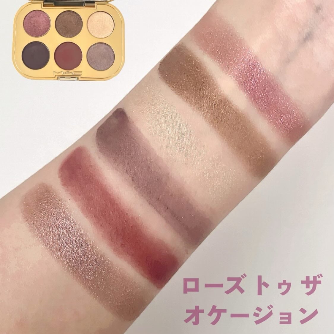 トレジャー アイシャドウ パレット ×6/M・A・C/アイシャドウパレットを使ったクチコミ(5枚目)