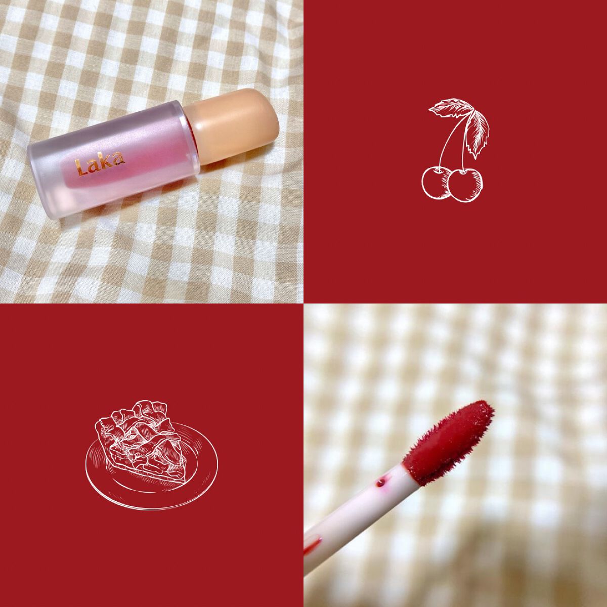 フルーティーグラムティント/Laka/リップティントを使ったクチコミ(2枚目)