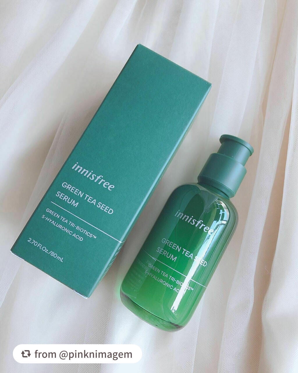 グリーンティーシード セラム N/innisfree/美容液を使ったクチコミ(2枚目)