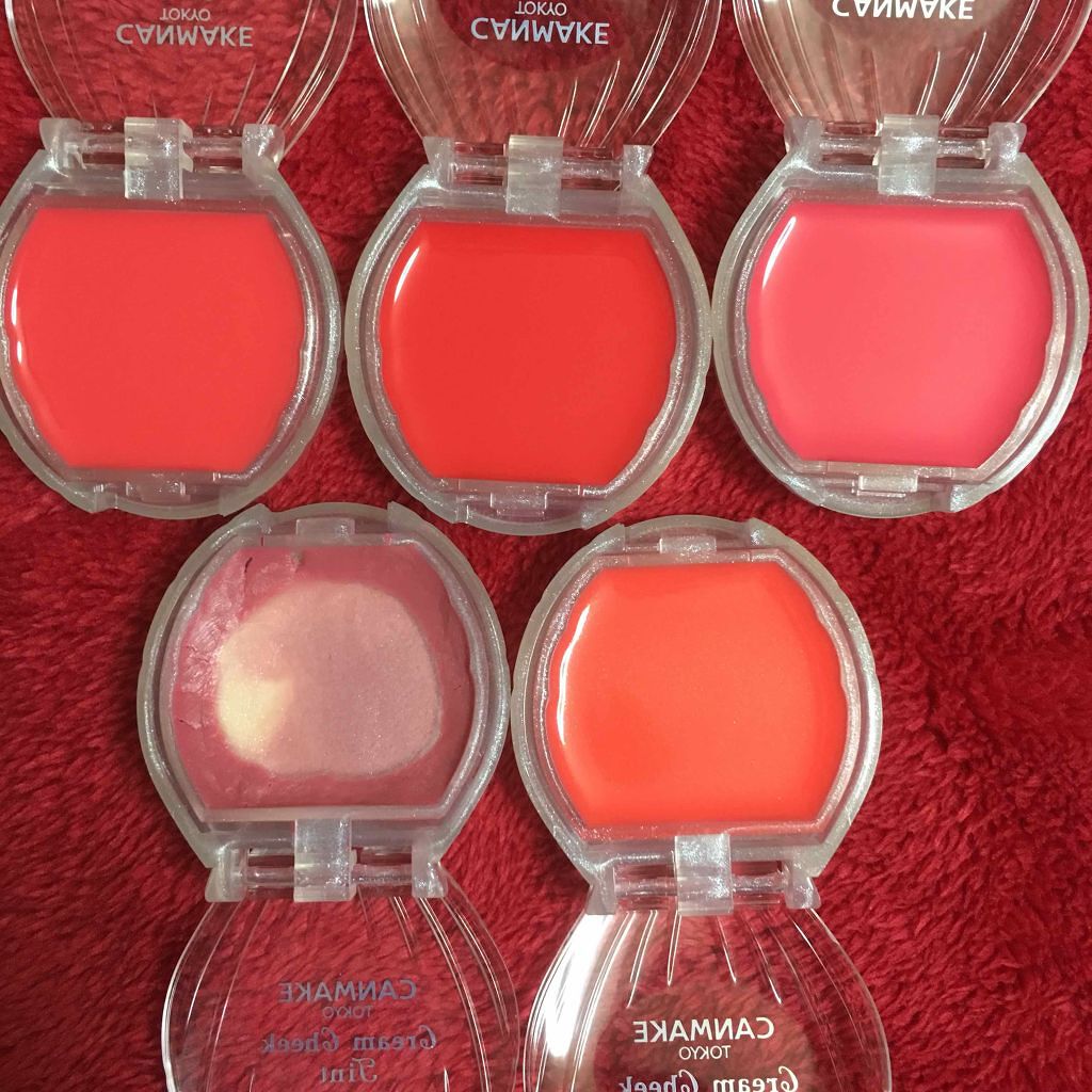 クリームチーク ティント 05 オレンジピューレ/キャンメイク/ジェル・クリームチークを使ったクチコミ（2枚目）