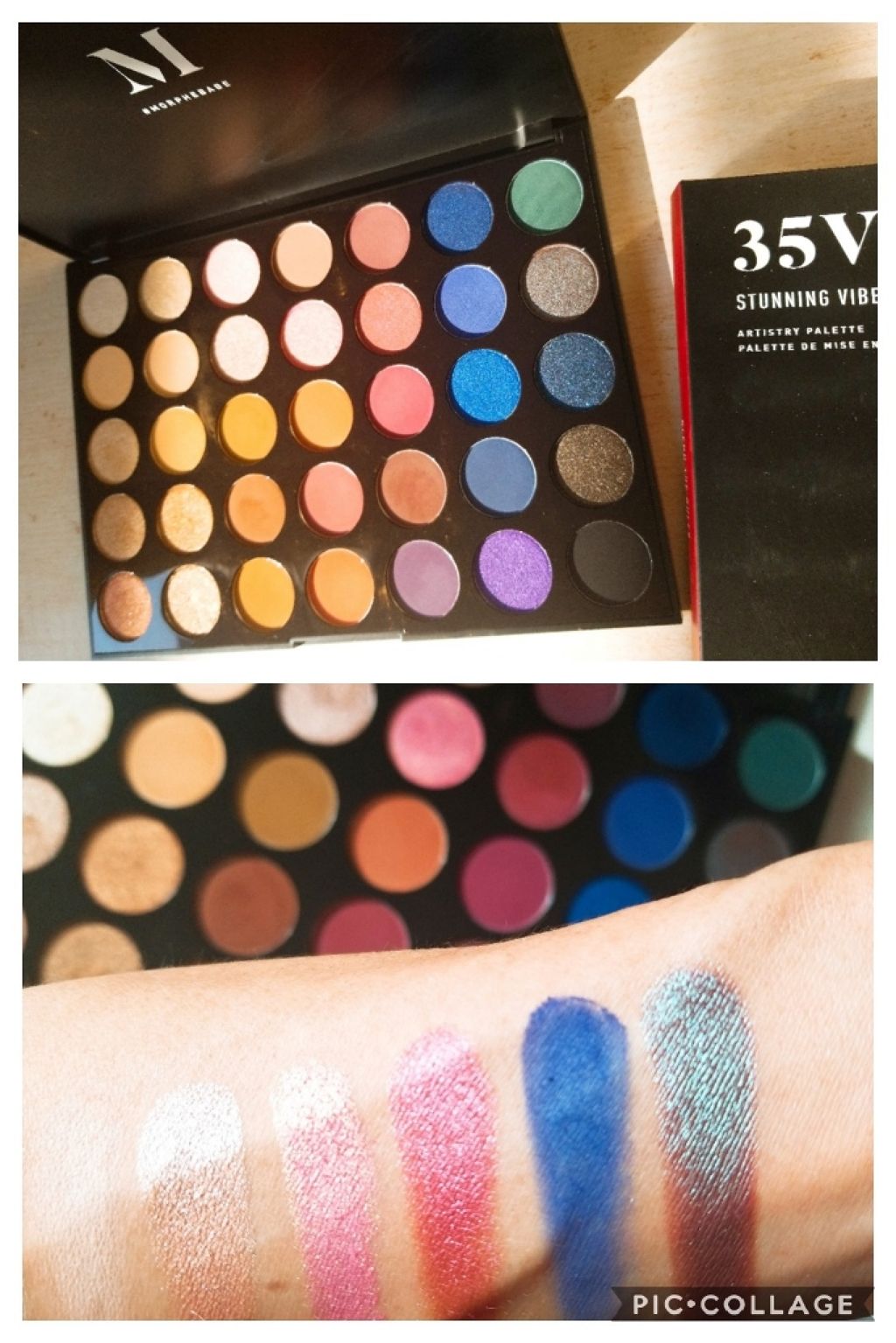 Morphe MORPHE  35V  STUNNING  VIBESのクチコミ「                                      🔵MORPHE🔵
.....」（1枚目）