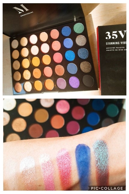 Morphe MORPHE  35V  STUNNING  VIBESのクチコミ「                                      🔵MORPHE🔵
.....」(1枚目)