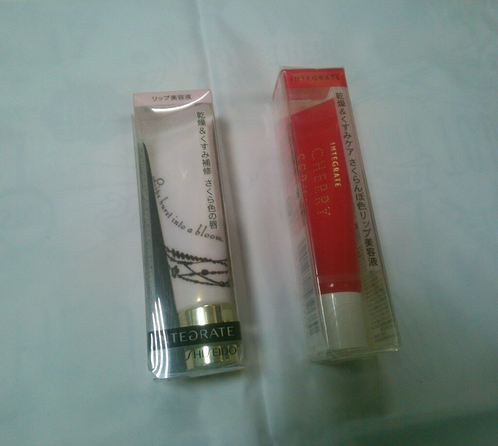 サクラドロップエッセンス/インテグレート/リップケアを使ったクチコミ(1枚目)