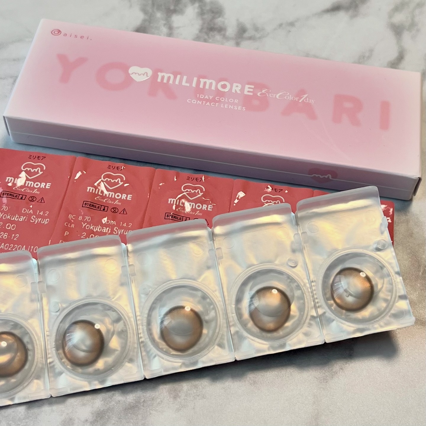 エバーカラーワンデーミリモア よくばりシロップ/エバーカラー/ワンデー（１DAY）カラコンを使ったクチコミ（2枚目）