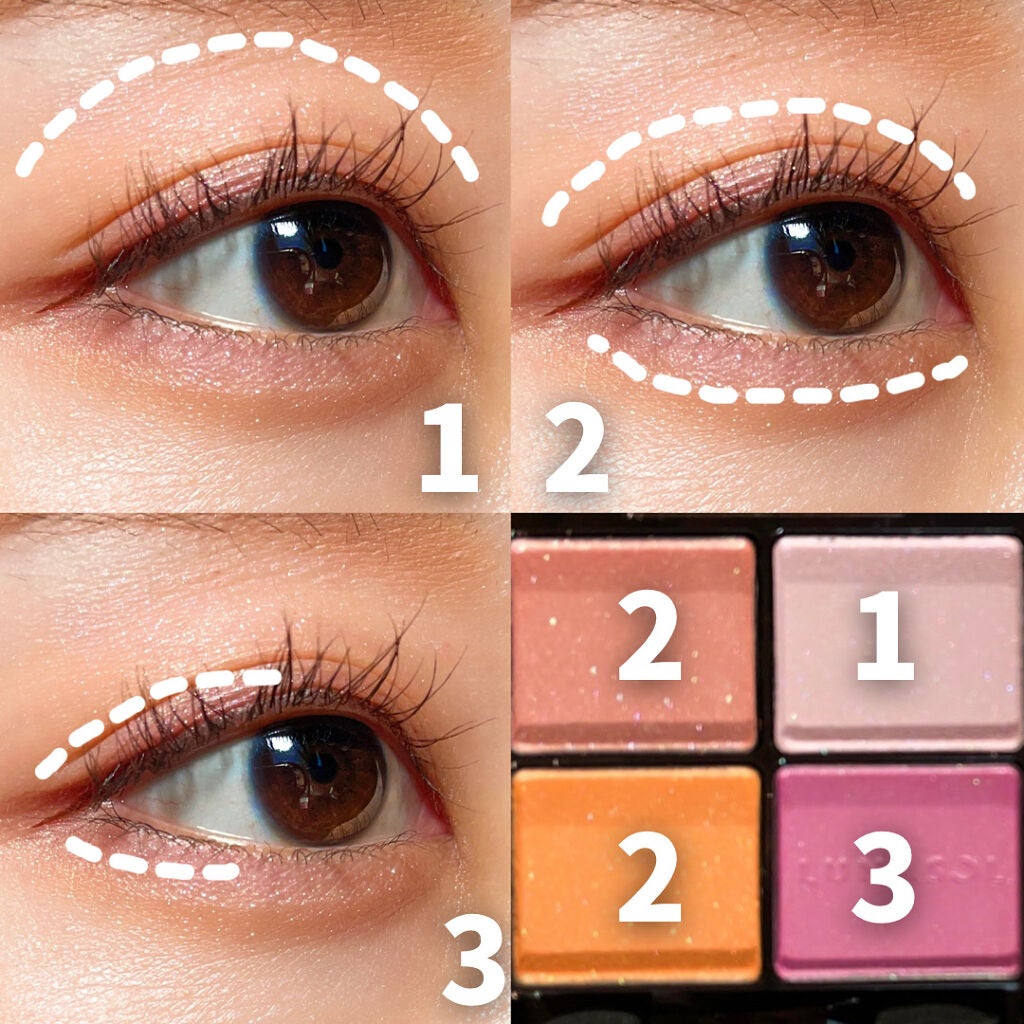 アイカラーレーション/LUNASOL/アイシャドウパレットを使ったクチコミ(4枚目)