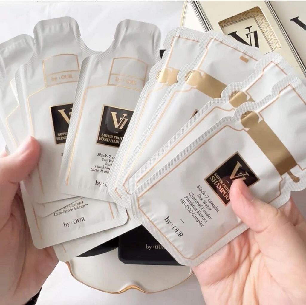 V7 アンチヘアロス シャンプー 500ml/by : OUR/サロンシャンプーを使ったクチコミ（2枚目）