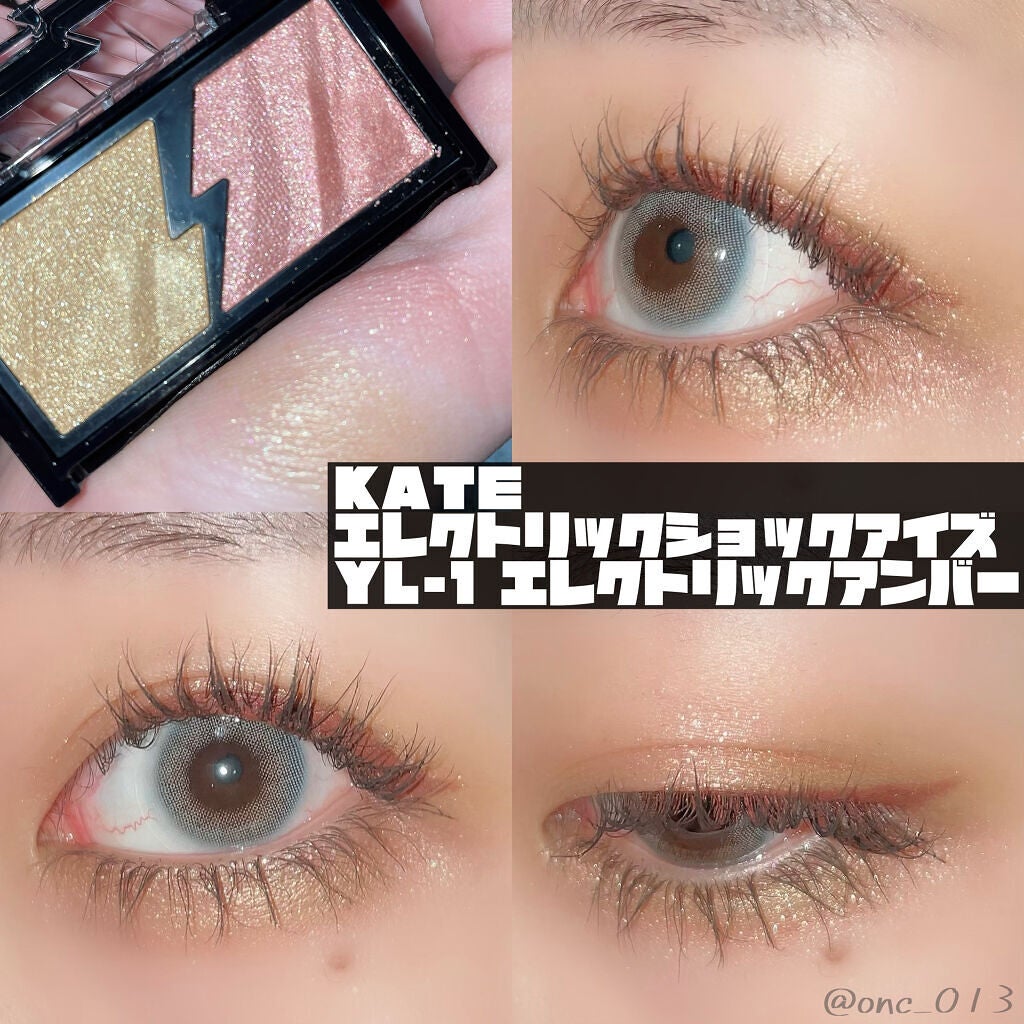 エレクトリックショックアイズ /KATE/アイシャドウパレットを使ったクチコミ(4枚目)
