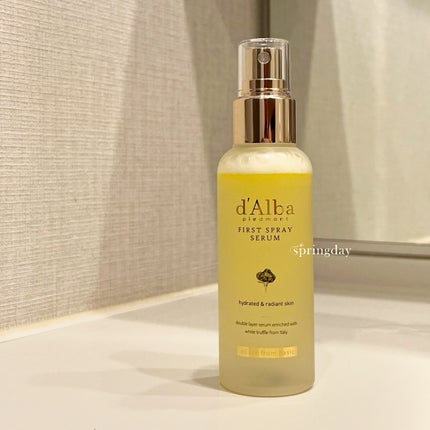 ダルバ ホワイトトリュフファーストスプレーセラム/ダルバ/ミスト状化粧水を使ったクチコミ(3枚目)