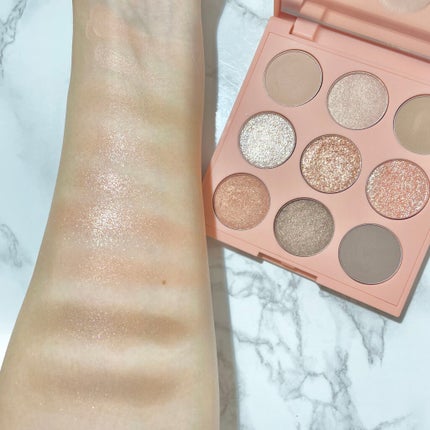 AMUSE サンリットアイパレットのクチコミ「🍊【AMUSE】2021SS新作!!✨✨ サンリットアイパレット🍊
発売日に #qoo10 .....」(3枚目)