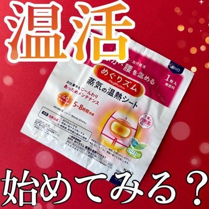蒸気の温熱シート 下着の内側面に貼るタイプ/めぐりズム/その他を使ったクチコミ(1枚目)